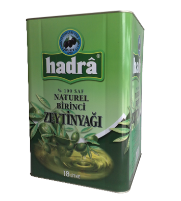HADRA NATUREL BİRİNCİ ZEYTİNYAĞI 18 LT